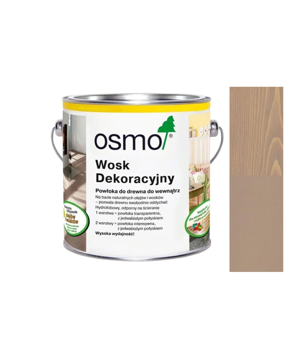 OSMO 3132 WOSK DEKORACYJNY IRCHOWO SZARY 0,125 L